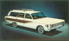 Vintage 1965 Mercury Colony Park Station Wagon Promo Postcard NOS/Unused picture