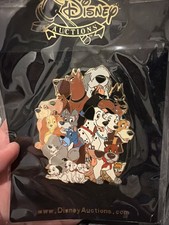 Disney Auctions Dogs Jumbo Cluster DA Pin LE 100 picture