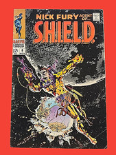 Nick Fury Agent of SHIELD #6 1968 Marvel Comics Jim Steranko Cover Silver Age picture
