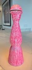 Clase Azul EMPTY 750ml Bottle Hand Painted Neon Pink Swirl 90s Graffiti Art picture