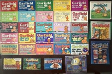 Set Of 32 Garfield Books #’s  1 -  25 + 3 Treasuries + 4 Collections, Jim Davis picture