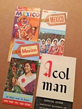 Lot of 4 Vitnage Mexican Travel Booklets and Brochures (#9) picture