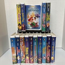 Disney VHS Black Diamond Collection Lot Of 15 picture
