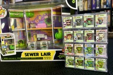 Funko Bitty Pop TMNT Complete Set with all chase figures Plus Sewer Layer picture