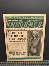 1969 March 2nd National Informer Newspaper, Are You Ready For Sex Change (VRN10C picture