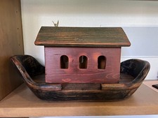 Vintage 1987 Wolf Creek Noah's Ark RARE 10 Animals LARGE AMAZING EXCELLENT XMAS picture