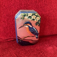 Vintage George W. Horner Candy Tin Kingfisher Bird  picture