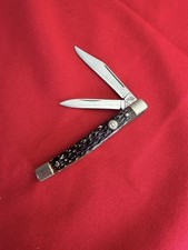 Vtg NEW  Imperial 2 Blade Folding Pocket Knife Prov RI USA 5” Overall 2” Blade picture