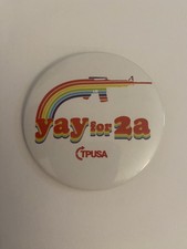 Yay For 2a TPUSA Pin Back Button P185 picture
