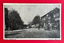 military postcard 1st WW 1916 Lithuania Swenzian View into Widzkaia Street (155328 picture