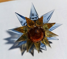 1930's Double Row C7 C9 MATCHLESS STAR Light - Blue Gold Amber Vintage Christmas picture
