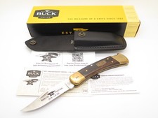 2014 Buck 110 Folding Hunter 50th #286 Pilot Run Limited Folding Lockback Knife picture