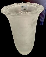 Ivima Handmade Frosted Glass Vase Made in Portugal 9