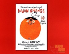 Funny Face 1964 Injun Orange drink mix pack ART 2x3