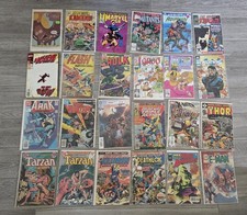 Comic Job Lot H 24 Various Conditions Bronze Tarzan Flash Thor picture