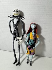 Disney Store Exclusive Jack & Sally Nightmare Before Christmas Figures picture