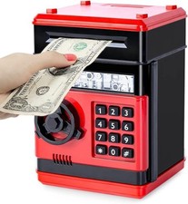 Refasy Electronic ATM Piggy Bank Ages 3-12  Mini Coin Money Savings Box for Kids picture