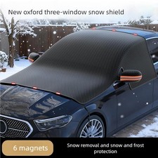 Magnetic Car Windshield Ice Snow Cover, Waterproof Oxford 360° Windproof picture