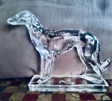 Martinsville Viking Wolfhound Crystal Figurine picture