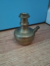 Brass Cast Kendi Minangkabau Sumatra Indonesia circa 1900 Antique 19th C No Lid picture