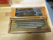 Vintage Russell Jennings Spur Auger Bit Set W/ Box picture