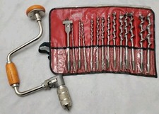 Miller Falls Sogard Brace Bit Ratchet W/Irwin Stock No. DRE Auger Brace Bits Set picture