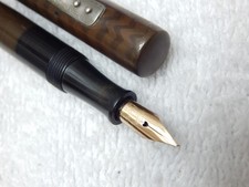 LOT# 108K. VINTAGE WATERMAN 'S 12 PSF FOUNTAIN PEN. FLEX NIB. F TO BBB (1.8 mm) picture