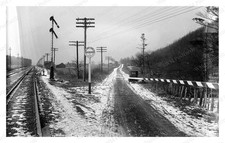 Syracuse NY 1919 Jamesville Plank Road Crossing Standard Postcard picture