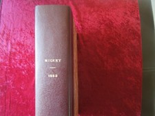 M 3 MICKEY MAGAZINE 1953 FRENCH SWISS +BELGIUM COMPLETE BIND 52 X SEE DESCRI picture