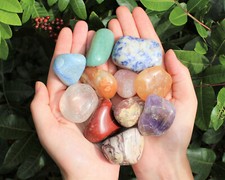 Assorted Mix Tumbled Stones - SMALL, MEDIUM or LARGE Sizes - Wholesale Bulk Lots picture
