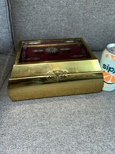 Vintage Du Vonn Collection Brass Trinket Box, Rare picture