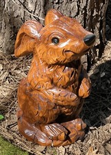 1 of a Kind Yellowstone Nat. Park Origin 25 Year Old Hand-Carved Walnut Rabbit picture