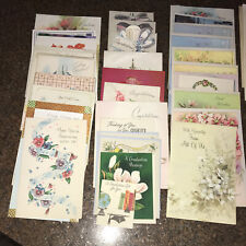 Vintage Lot Of 88 New Paper Stationary Greeting Cards Mixed Occasions picture