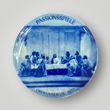 Kaiser Passionsspiele Oberammergau 1970 Passion Pray Plate 1st Issue Vintage picture