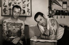 Reprint RPPC Postcard Les Skuse Tattoo Tattooist Parlor Ink Art C229 picture