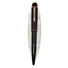 Eversharp Skyline Burgundy Fountain Pen 14K Gold Nib Gold Trim Vintage USA picture