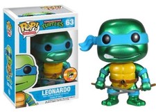 Funko POP Television: TMNT - Leonardo[Metallic](2013 SDCC)(1008 PCS)(Damaged Bo picture