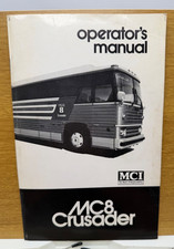 Vintage 1973 Greyhound Coach Bus Operating Manual MCI Model MC8 Crusader picture