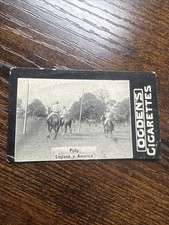 1900’s Ogden Polo On Horses England Versus America picture