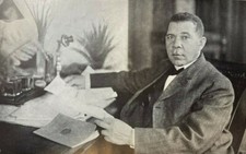 1910 Vintage Illustration Booker T. Washington picture