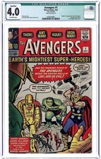1963 Marvel Comics Avengers 1 CGC 4.0. 1st Appearance of the Avengers picture