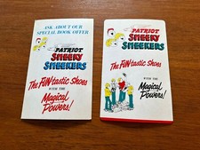 Vintage Red Goose Patriot Sneeky Sneakers Sneekers Stand Up Sign Advert 11” X 7” picture