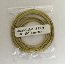 Brass Cable for Regulator Clocks, .040