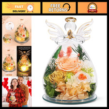 Forever Rose in Glass - Preserved Flower Gift for Mom, Women, Anniversary, Birth picture
