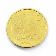 Disney World 50th Anniversary Commemorative Gold Coin Dumbo Collectible picture