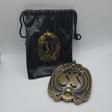 Disney Club 33 Ornament Plaque Souvenir w/ Drawstring Branded Pouch picture
