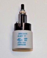 PORCELAIN BOTTOM TURN KNOB LAMP SOCKET E-26 LAMP PART NEW 47651JB picture