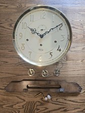 Ridgeway 9104 Curio Grandfather Clock 114cm Hermle 461-853B Movement Dial Rare picture