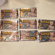 Topps Pokémon The First Movie 1999 8 Sealed Packs 8 Cards Each Foil Mewtwo picture
