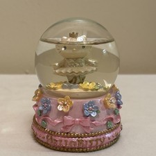 Sanrio Vintage 2002 Hello Kitty Ballerina Sparkle Ceramic Mini Snow Water Globe picture